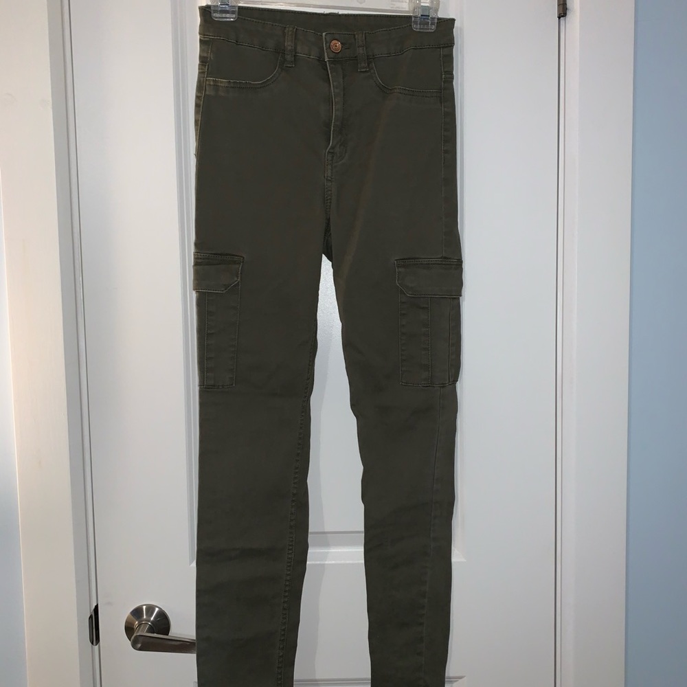 H&M High Rise Skinny Cargo Pants